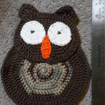 owl dishcloth